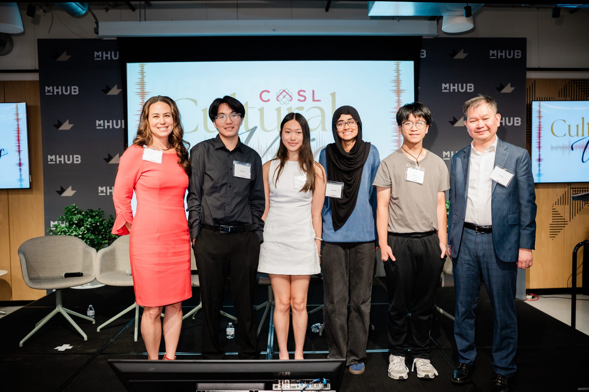 Tina Fox and CASL STEM scholars at Cultural Voices 2026